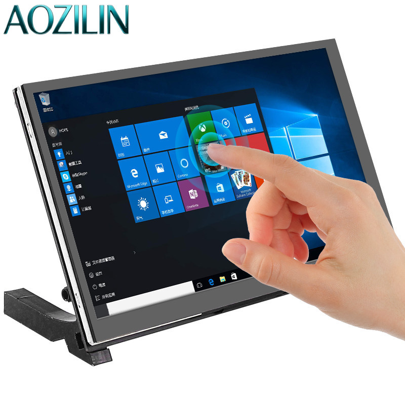 AOZILIN 5/7/10.1 Inch IPS HDMI - Raspberry Pi 10.1 Inch Capacitive Touch Screen Ips ulasan dan harga