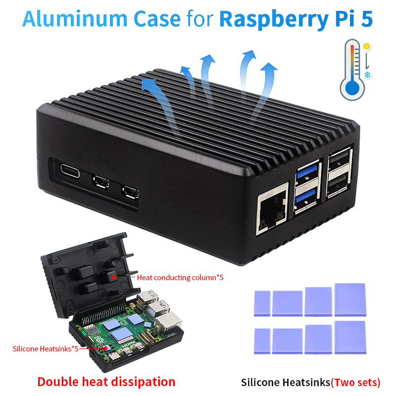 Raspberry Pi 5 Aluminium Alloy - Argon One V3 M.2 Nvme Case ulasan dan harga