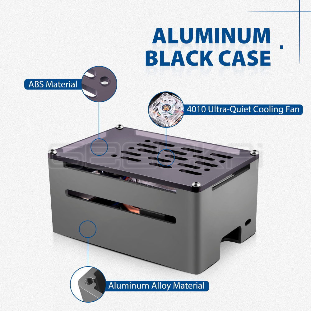 GeeekPi  Aluminum Brick Case B - Argon One V3 M.2 Nvme Case ulasan dan harga
