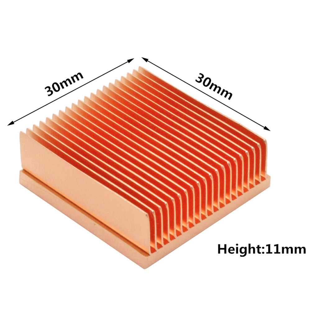 30x30x11mm Pure Copper Heatsin - Raspberry Pi Water Cooling Kit ulasan dan harga