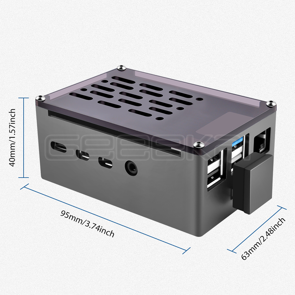 GeeekPi  Aluminum Brick Case B - Argon One V3 M.2 Nvme Case ulasan dan harga