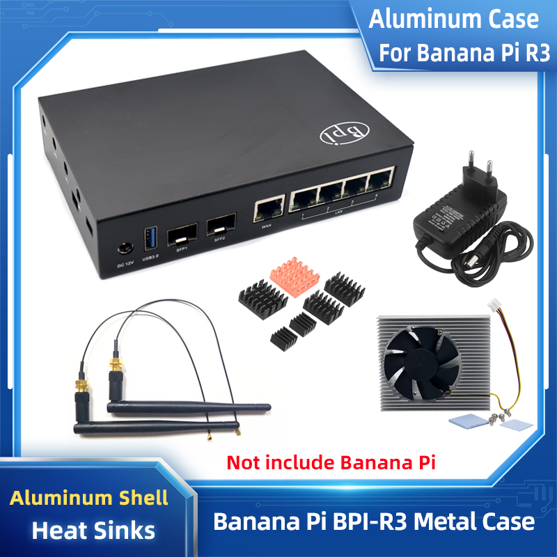 Banana Pi R3 Aluminum Case Pro - Argon One V3 M.2 Nvme Case ulasan dan harga